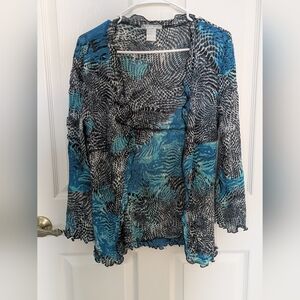 Alberto Makali Animal Print Duster